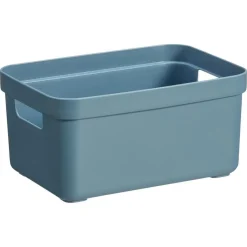 Sunware Opbergboxen & Lades<Opbergbox Sigma Blauw 25X18X12 Cm